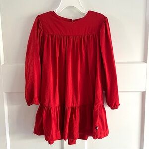 NWOT Petit Bateau Red Christmas Dress Size 4T